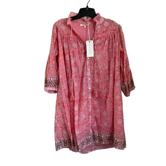 Marea Georgia Dress in a Floral Dusk Pink NWT Size Small - Picture 2 of 12
